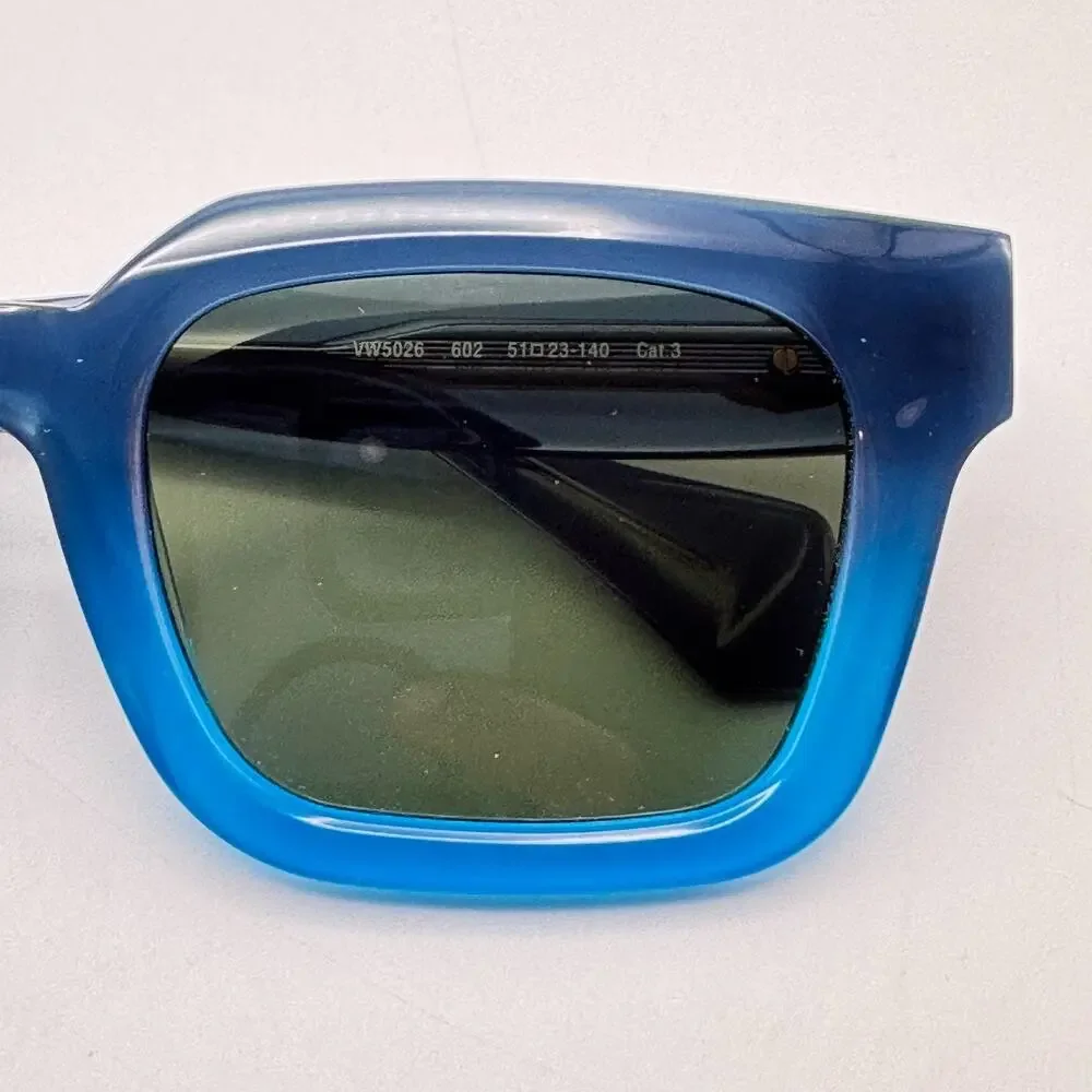 Vivienne Westwood Sunglasses Cary VW5026 602 Blue Colorway Rectangle Frame 51mm